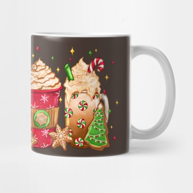 Gingerbread Christmas Latte | Coffee Lover by MoonyLimeDesign